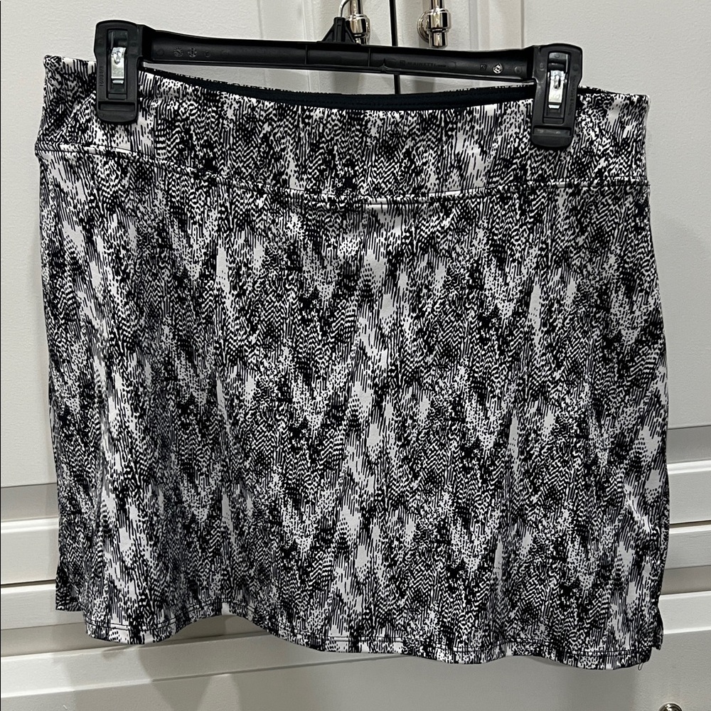 Tranquility by Colorado Clothing Black and White Printed Skater Skirt